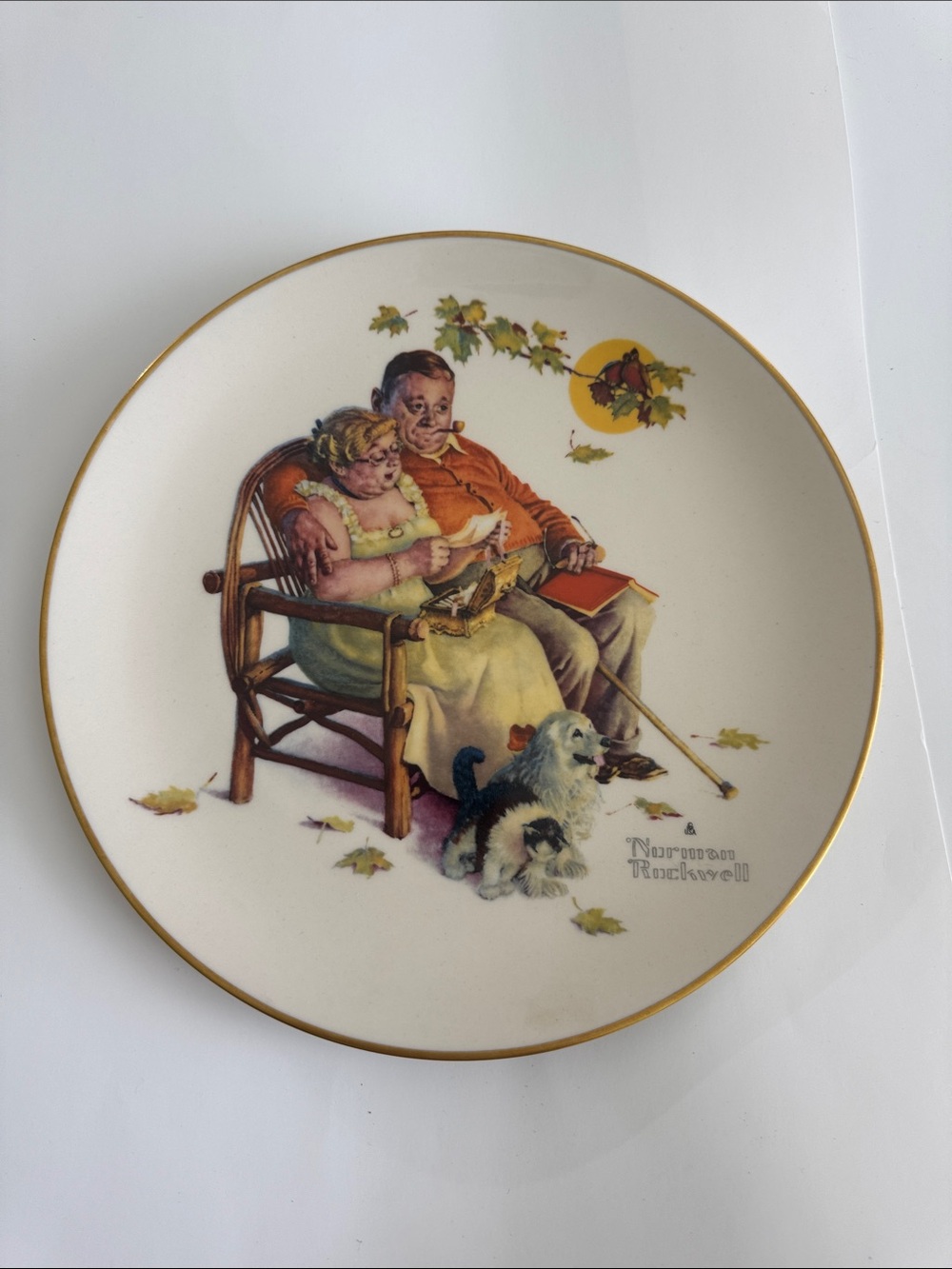 1973 Norman Rockwell Plate